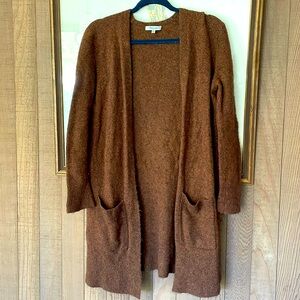 Madewell Long Open Cardigan
